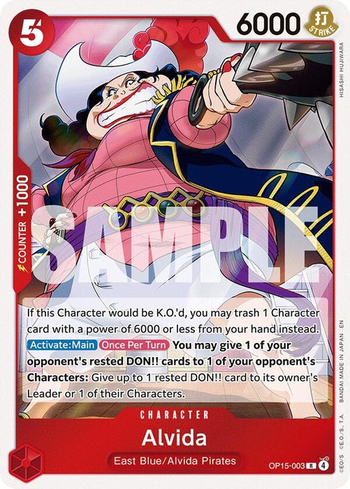 Alvida (OP15-003) (Foil) [Adventure on Kami's Island]