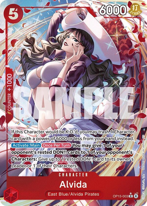 Alvida (Alternate Art) (OP15-003) (Foil) [Adventure on Kami's Island]