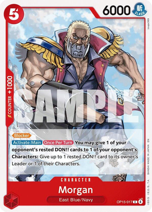Image for Morgan (OP15-017) [Adventure on Kami's Island] - One Piece Card Game