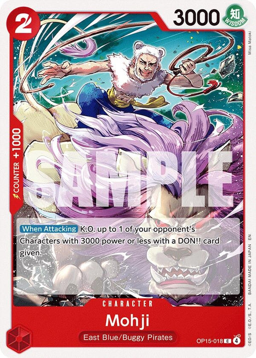 Image for Mohji (OP15-018) [Adventure on Kami's Island] - One Piece Card Game