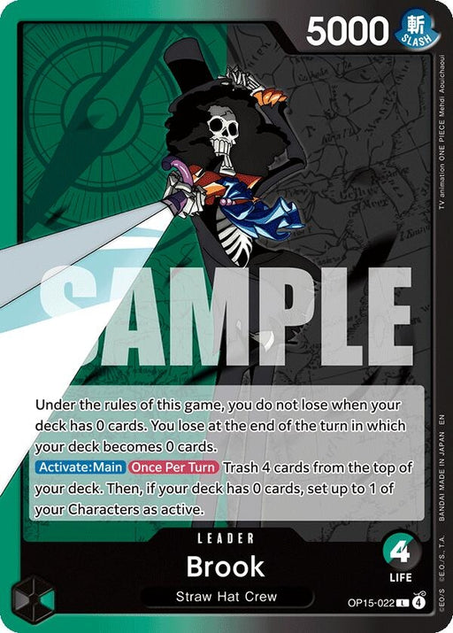 Image for Brook (OP15-022) (OP15-022) [Adventure on Kami's Island] - One Piece Card Game