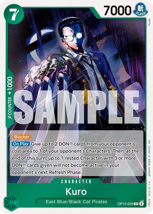 Kuro (OP15-025) (Foil) [Adventure on Kami's Island]