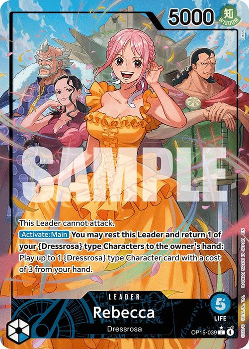 Rebecca (OP15-039) (Alternate Art) (OP15-039) (Foil) [Adventure on Kami's Island]