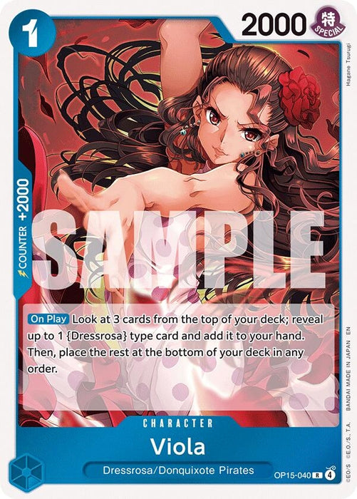 Viola (OP15-040) (Foil) [Adventure on Kami's Island]