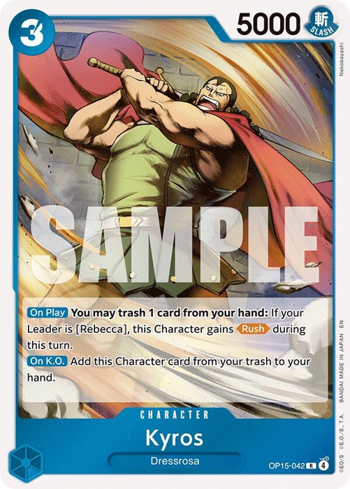 Kyros (OP15-042) (Foil) [Adventure on Kami's Island]