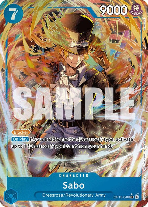 Sabo (Alternate Art) (OP15-046) (Foil) [Adventure on Kami's Island]