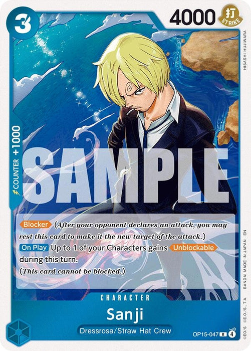 Sanji (OP15-047) (OP15-047) (Foil) [Adventure on Kami's Island]