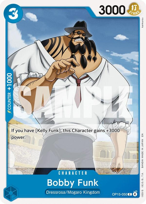 Image for Bobby Funk (OP15-050) [Adventure on Kami's Island] - One Piece Card Game