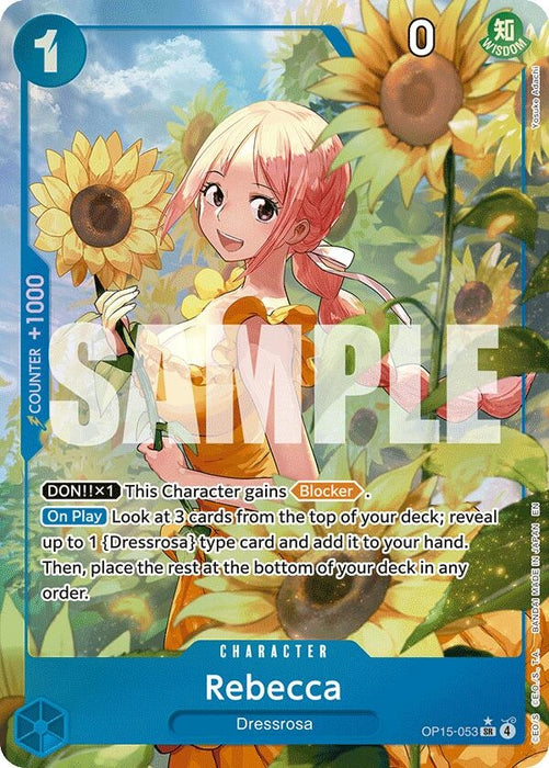 Rebecca (OP15-053) (Alternate Art) (OP15-053) (Foil) [Adventure on Kami's Island]