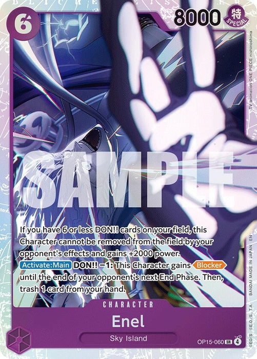 Enel (OP15-060) (OP15-060) (Foil) [Adventure on Kami's Island]