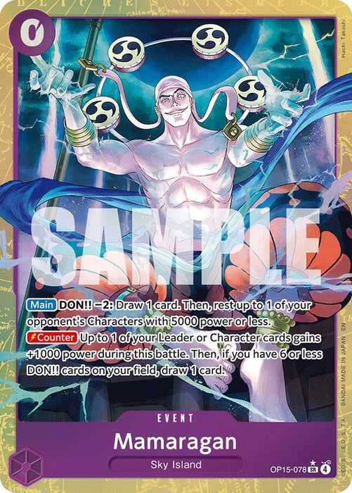 Mamaragan (Alternate Art) (OP15-078) (Foil) [Adventure on Kami's Island]