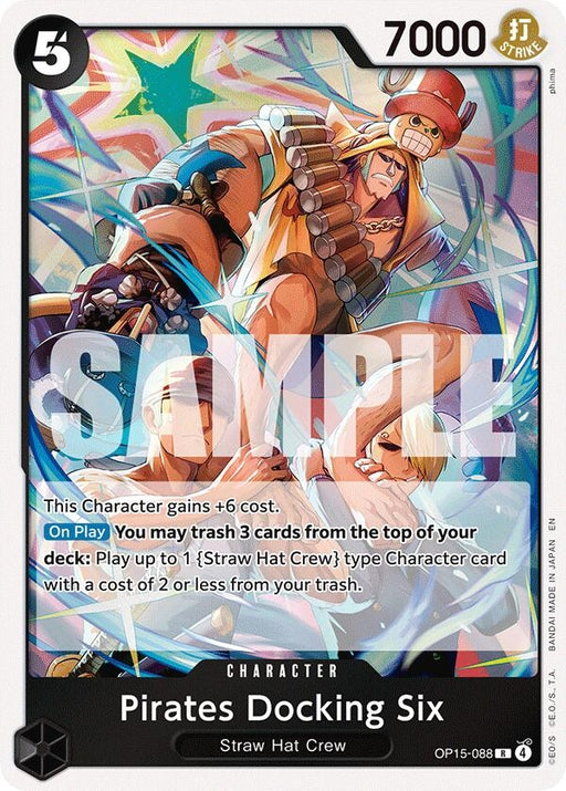 Image for Pirates Docking Six (OP15-088) (Foil) [Adventure on Kami's Island] - One Piece Card Game