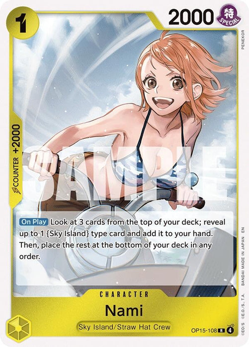Nami (OP15-108) (OP15-108) (Foil) [Adventure on Kami's Island]