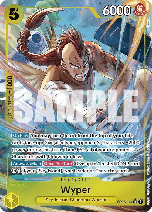 Wyper (Alternate Art) (OP15-114) (Foil) [Adventure on Kami's Island]