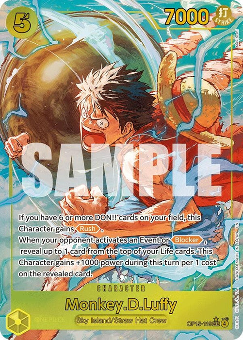 Monkey.D.Luffy (OP15-119) (Alternate Art) (OP15-119) (Foil) [Adventure on Kami's Island]