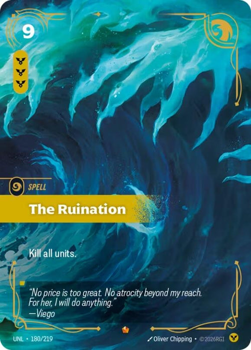 Image for The Ruination (180/219) (Foil) [Unleashed] - Riftbound: League of Legends Trading Card Game