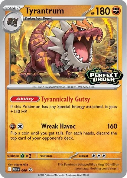 Image for Tyrantrum - 066 (066) [ME: Mega Evolution Promo] - Pokemon