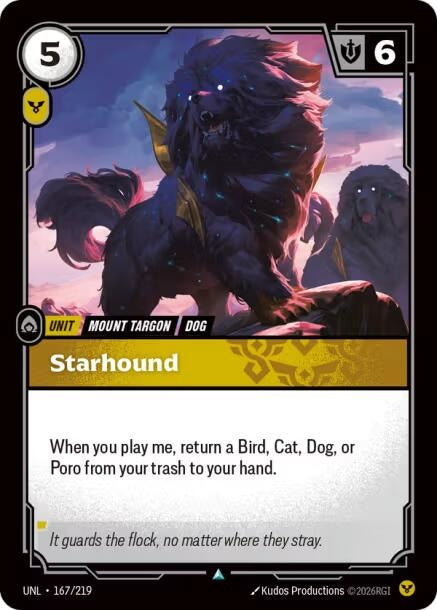 Image for Starhound (167/219) (Foil) [Unleashed] - Riftbound: League of Legends Trading Card Game