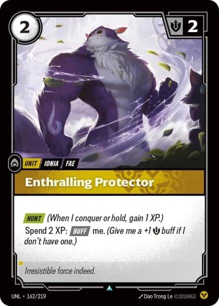 Image for Enthralling Protector (162/219) (Foil) [Unleashed] - Riftbound: League of Legends Trading Card Game