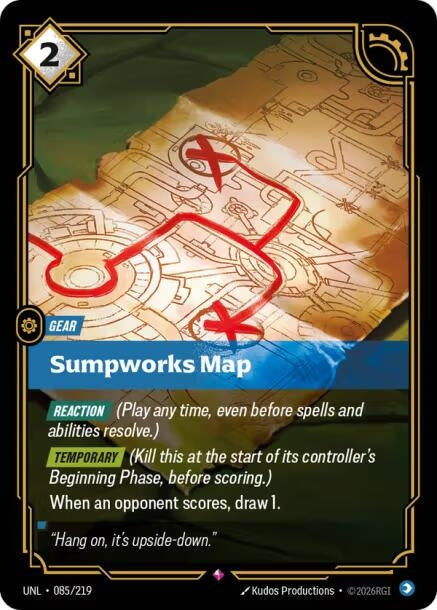Image for Sumpworks Map (085/219) (Foil) [Unleashed] - Riftbound: League of Legends Trading Card Game