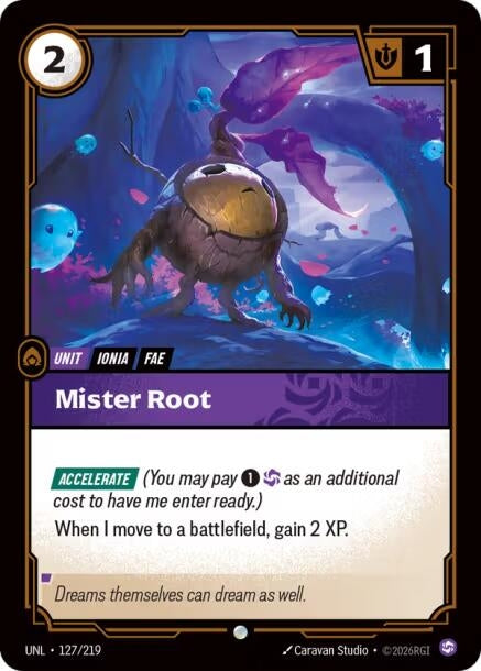 Image for Mister Root (127/219) (Foil) [Unleashed] - Riftbound: League of Legends Trading Card Game