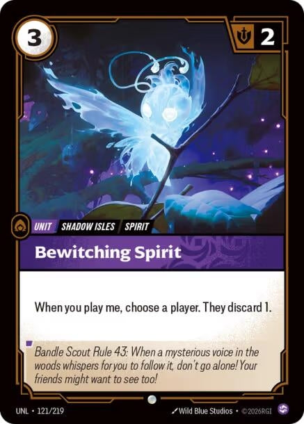 Image for Bewitching Spirit (121/219) (Foil) [Unleashed] - Riftbound: League of Legends Trading Card Game