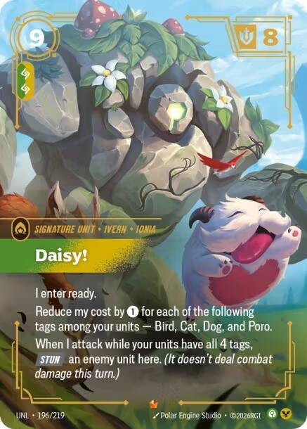 Image for Daisy! (196/219) (Foil) [Unleashed] - Riftbound: League of Legends Trading Card Game