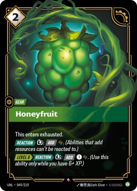 Image for Honeyfruit (049/219) (Foil) [Unleashed] - Riftbound: League of Legends Trading Card Game