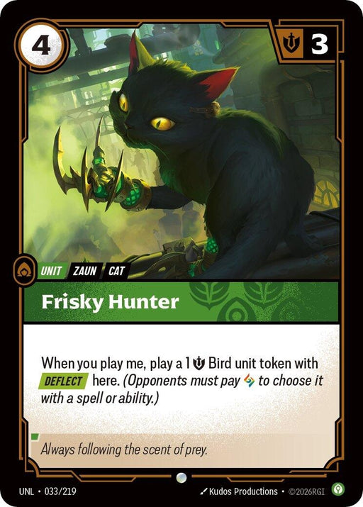 Image for Frisky Hunter (033/219) (Foil) [Unleashed] - Riftbound: League of Legends Trading Card Game