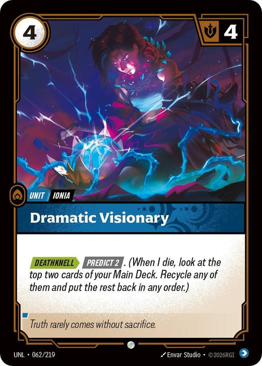 Image for Dramatic Visionary (062/219) (Foil) [Unleashed] - Riftbound: League of Legends Trading Card Game