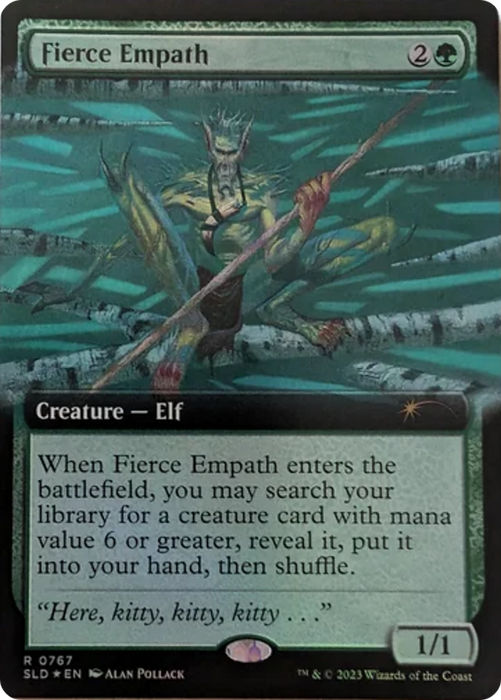 Fierce Empath (Extended Art) [SLD-767] Foil - Secret Lair Drop