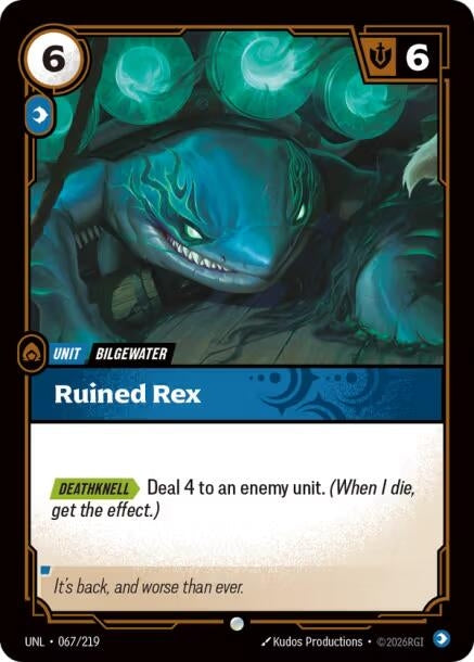 Image for Ruined Rex (067/219) (Foil) [Unleashed] - Riftbound: League of Legends Trading Card Game