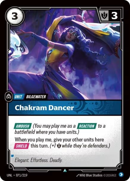Image for Chakram Dancer (071/219) (Foil) [Unleashed] - Riftbound: League of Legends Trading Card Game
