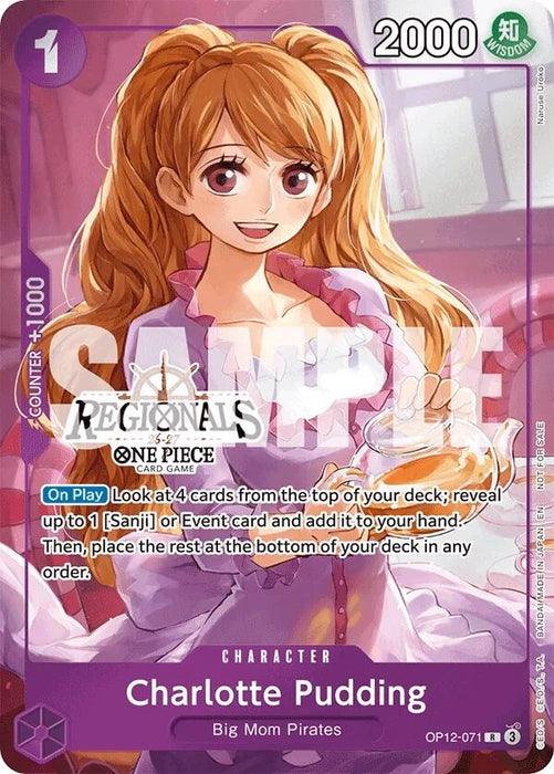 Image for Charlotte Pudding (Regional Participation Pack 2026 Vol.1) (OP12-071) (Foil) [One Piece Promotion Cards] (OP-PR) - One Piece Card Game