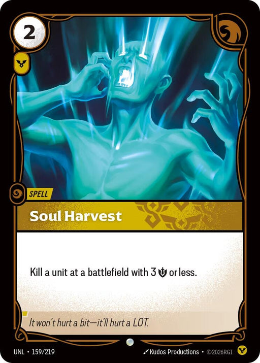 Image for Soul Harvest (159/219) (Foil) [Unleashed] - Riftbound: League of Legends Trading Card Game
