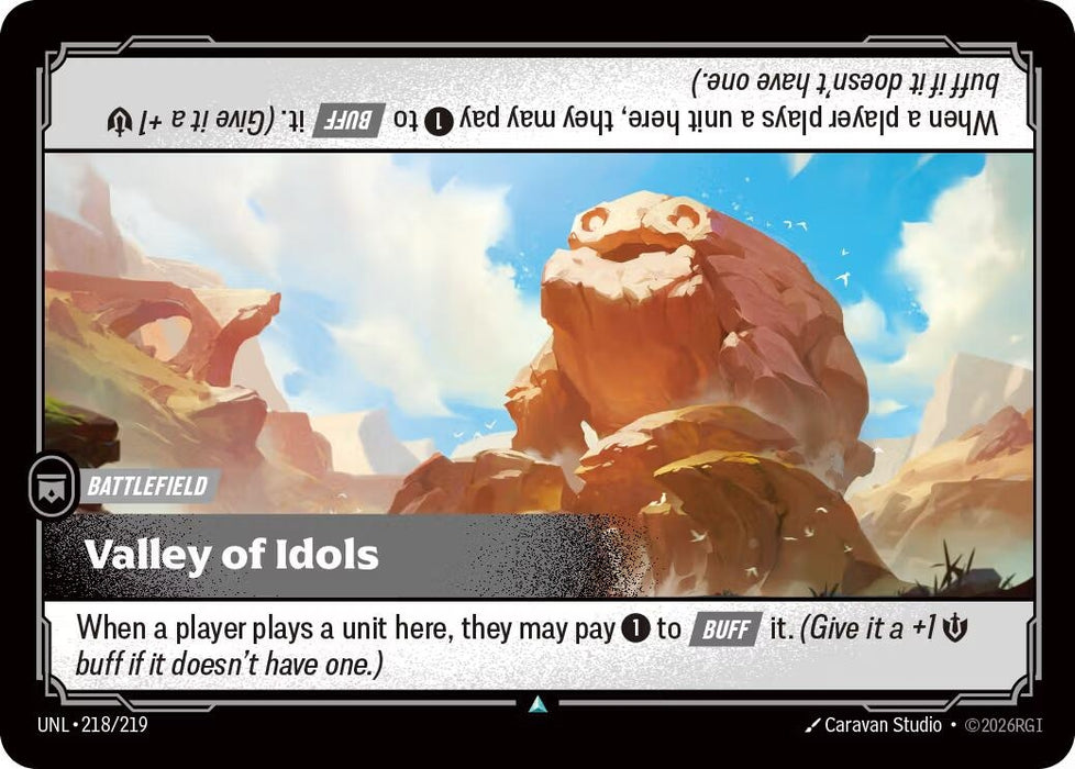Image for Valley of Idols (218/219) (Foil) [Unleashed] - Riftbound: League of Legends Trading Card Game