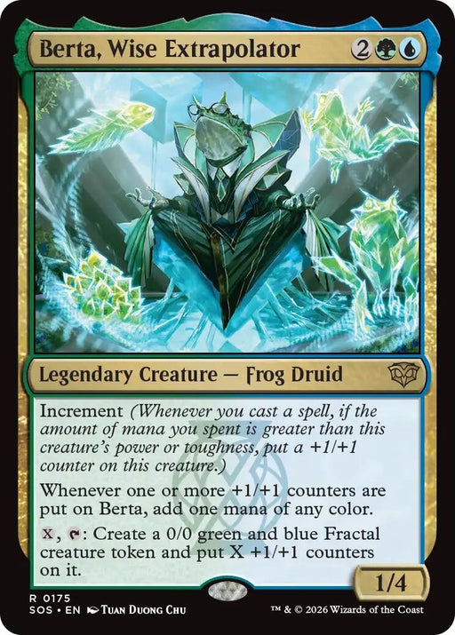 Image for Berta, Wise Extrapolator (175) (Foil) [Secrets of Strixhaven] - Magic: The Gathering