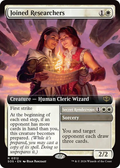 Image for Joined Researchers (Extended Art) (312) (Foil) [Secrets of Strixhaven] - Magic: The Gathering