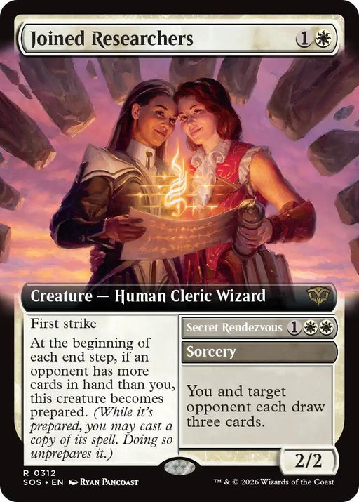 Image for Joined Researchers (Extended Art) (312) (Foil) [Secrets of Strixhaven] - Magic: The Gathering
