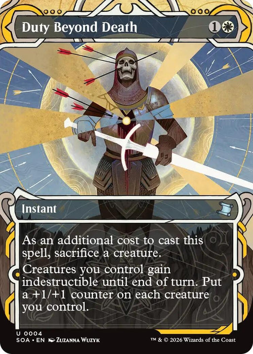 Image for Duty Beyond Death (4) (Foil) [Secrets of Strixhaven: Mystical Archive] - Magic: The Gathering