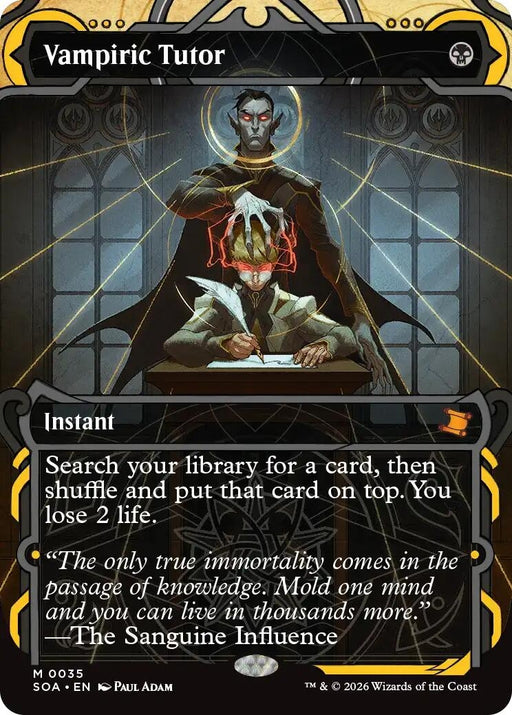 Image for Vampiric Tutor (35) (Foil) [Secrets of Strixhaven: Mystical Archive] - Magic: The Gathering
