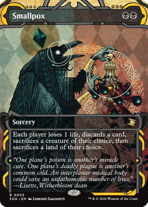 Image for Smallpox (33) (Foil) [Secrets of Strixhaven: Mystical Archive] - Magic: The Gathering