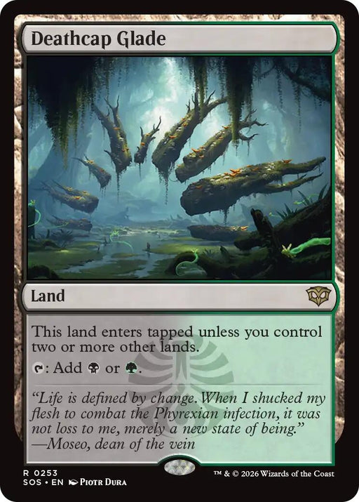 Image for Deathcap Glade (253) (Foil) [Secrets of Strixhaven] - Magic: The Gathering