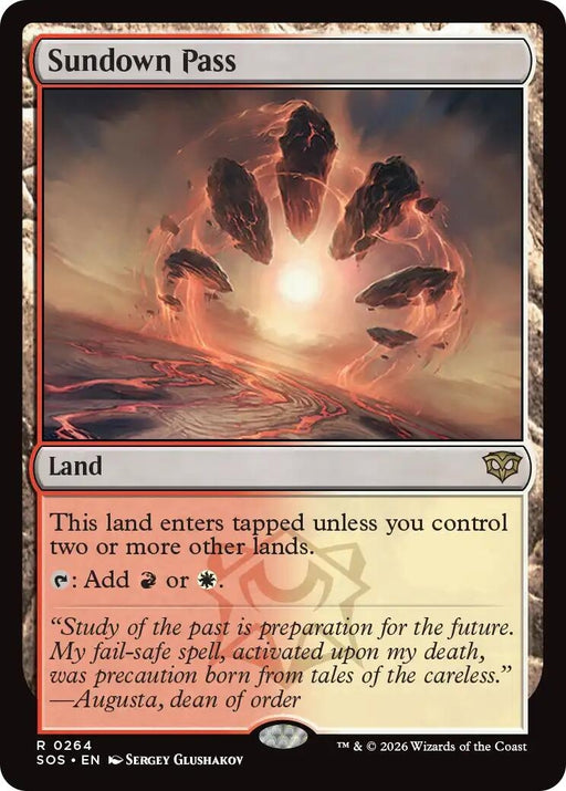Image for Sundown Pass (264) [Secrets of Strixhaven] - Magic: The Gathering