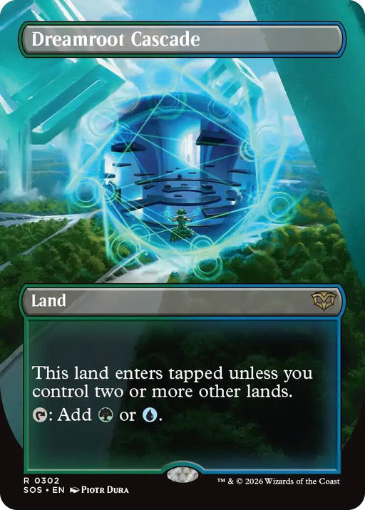 Image for Dreamroot Cascade (Borderless) (302) (Foil) [Secrets of Strixhaven] - Magic: The Gathering