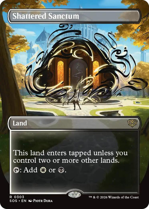 Image for Shattered Sanctum (Borderless) (303) [Secrets of Strixhaven] - Magic: The Gathering