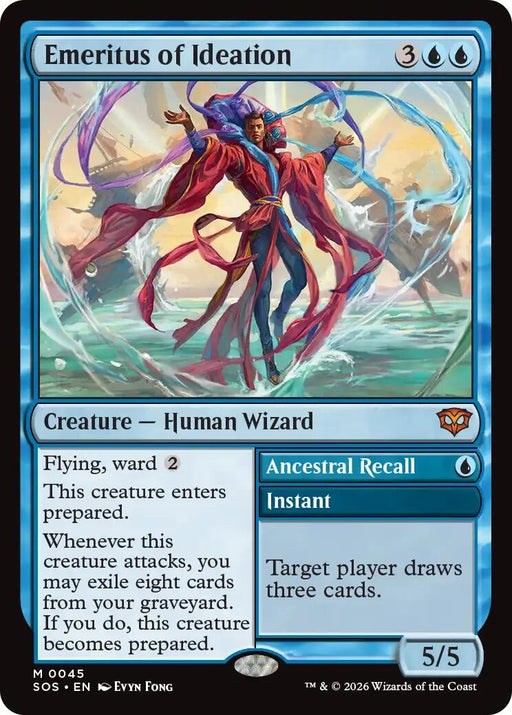 Image for Emeritus of Ideation (45) [Secrets of Strixhaven] - Magic: The Gathering