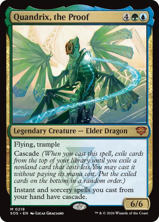 Image for Quandrix, the Proof (218) (Foil) [Secrets of Strixhaven] - Magic: The Gathering