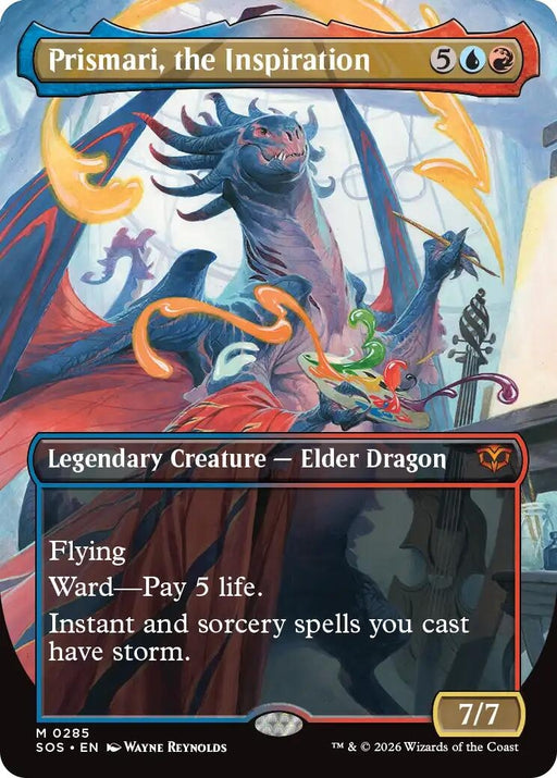 Image for Prismari, the Inspiration (Borderless) (285) (Foil) [Secrets of Strixhaven] - Magic: The Gathering