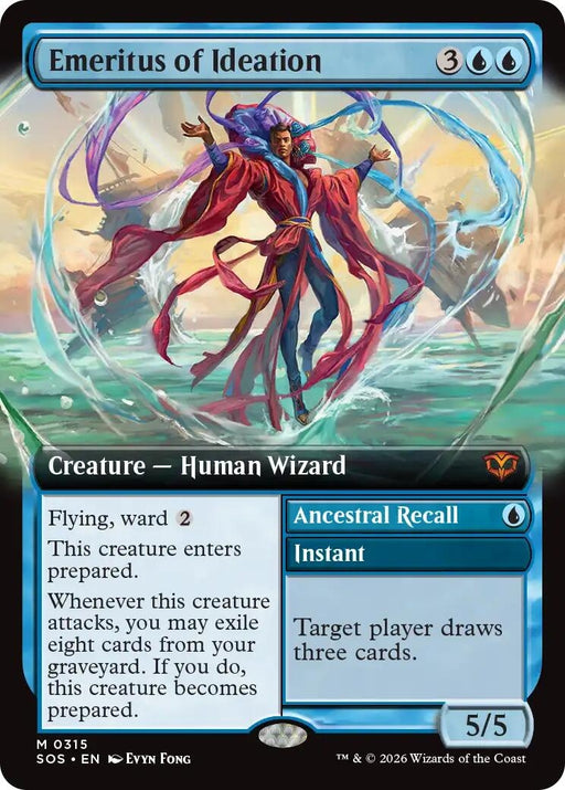 Image for Emeritus of Ideation (Extended Art) (315) (Foil) [Secrets of Strixhaven] - Magic: The Gathering